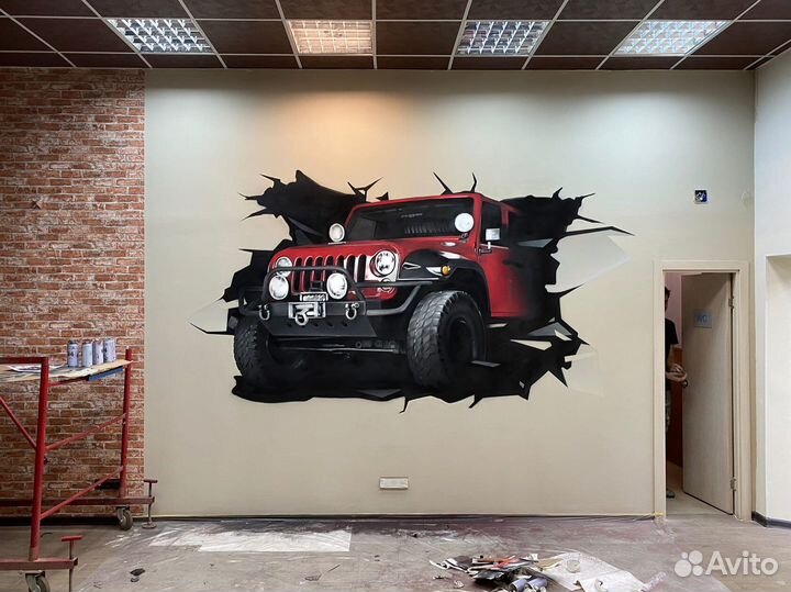 Художник роспись стен и граффити оформление