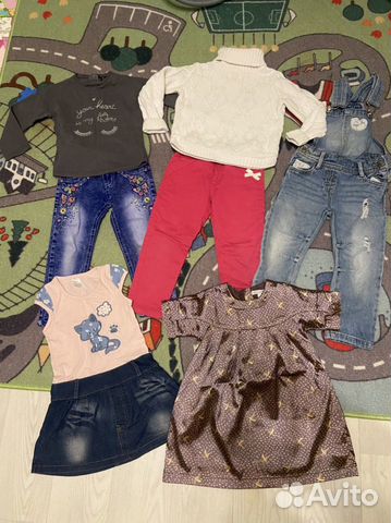 Пакет фирменных вещей на девочку 92-98