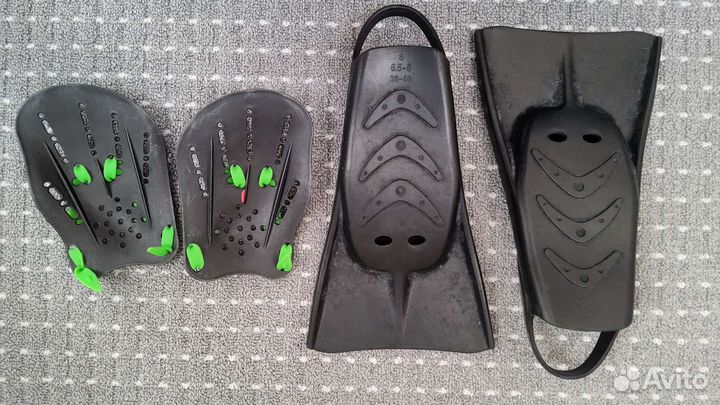 Ласты и лопатки для плавания