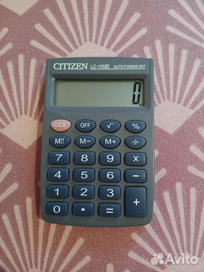 Калькулятор citizen lg 110