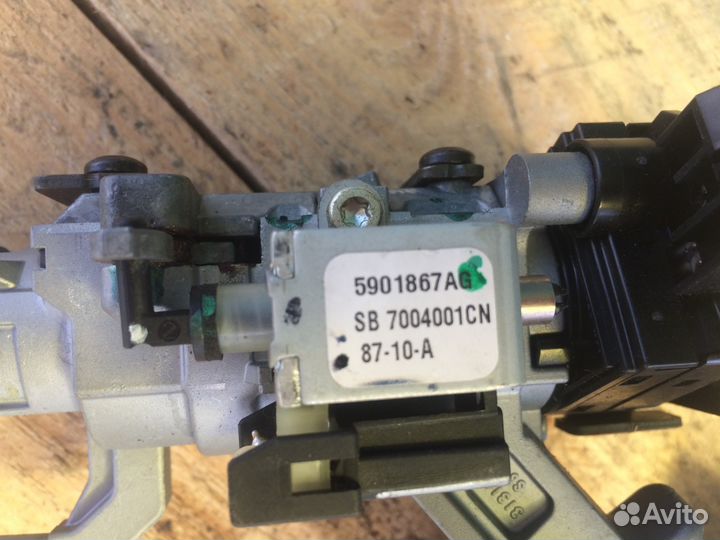 Замок зажигания Opel Astra J с одним ключом