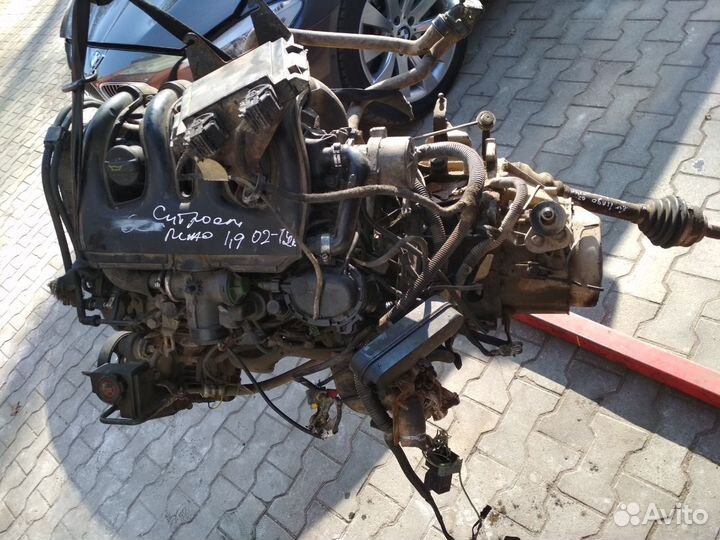 Мотор в сборе Партнер / Берлинго 1.9д 2004