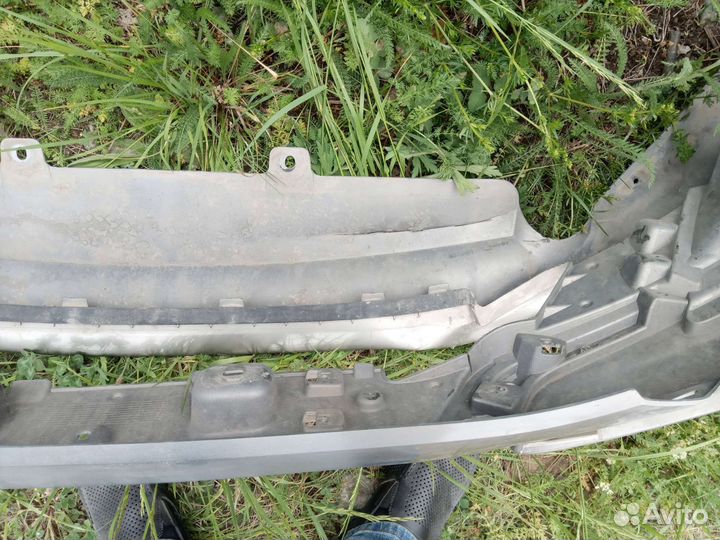 Бампер передний Лада гранта fl с решеткой