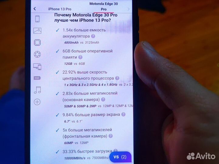Motorola Edge 30 Pro, 12/256 ГБ