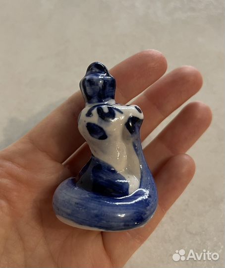 Фигурка гжель змейка Символ года