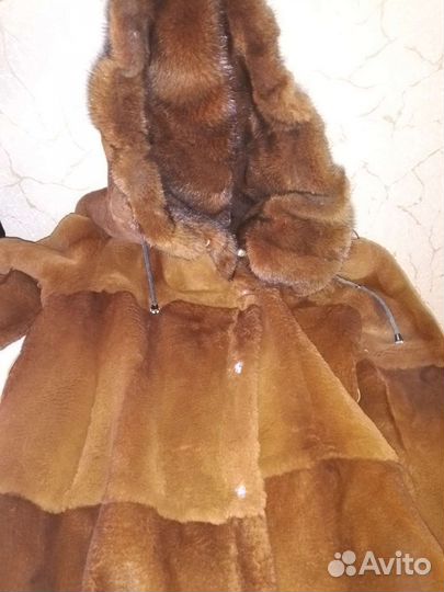 Шуба бобрик норка 50-52