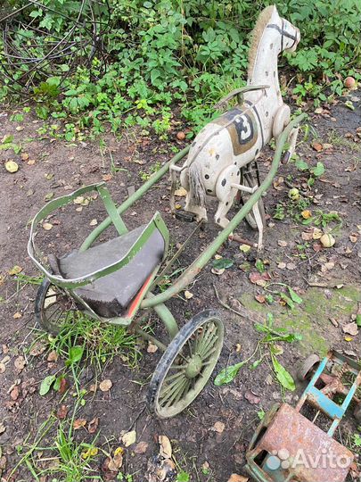 Педальная лошадка, конь, СССР