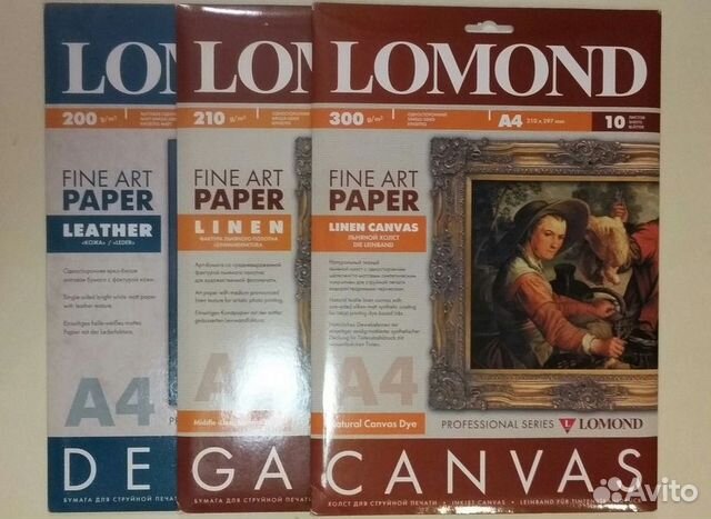 Фотобумага с фактурной поверхностью