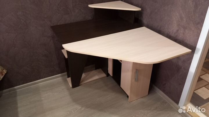 Угловой компьютерный стол Троя-3 Раздвижной