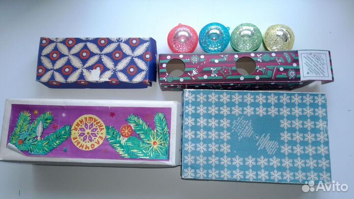 Набор елочных игрушек СССР