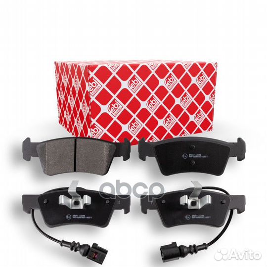 Колодки тормозные дисковые 16669 Febi