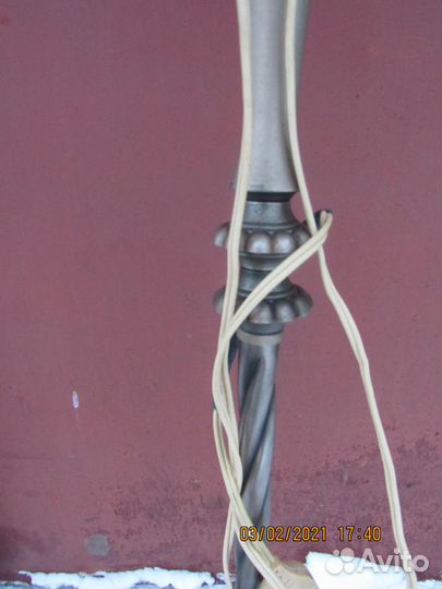 Торшер СССР рабочий 70годов рабочий