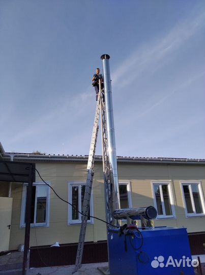 Изготовления и установка дымохода и вентиляции