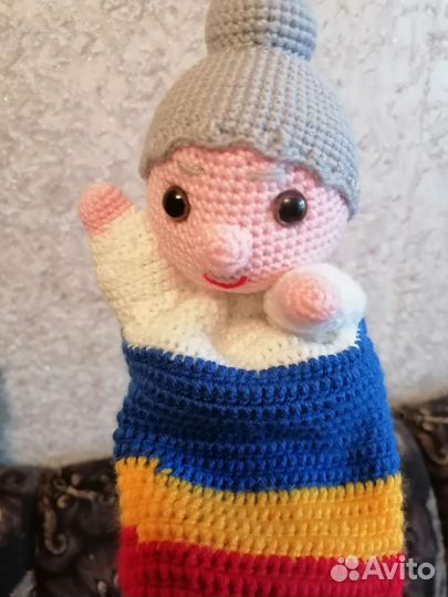 Перчаточный кукольный театр. Вязаные игрушки