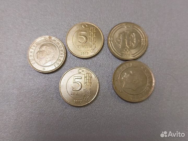 Монеты Украины, Турции