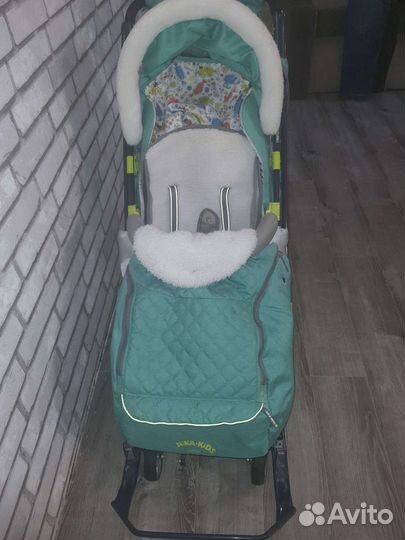 Санки коляска ника7-7