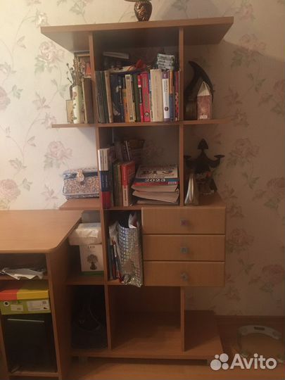 Компьютерный стол, стеллаж