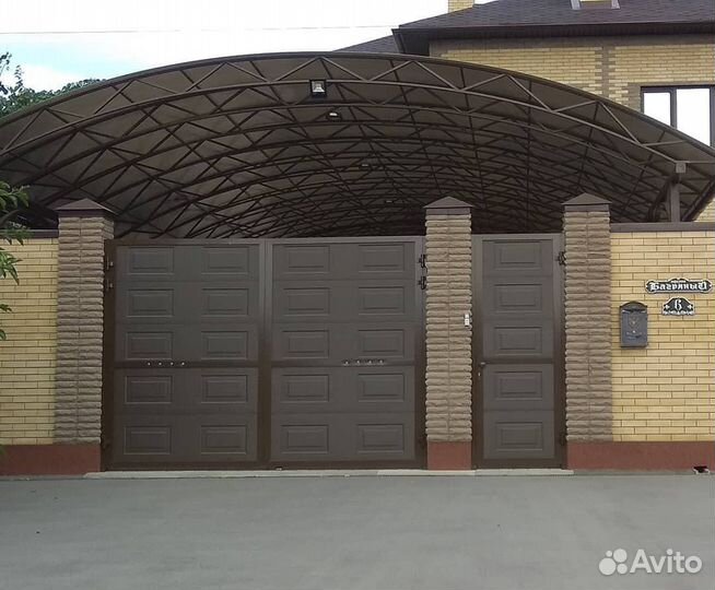 Распашные ворота Alutech Prestige