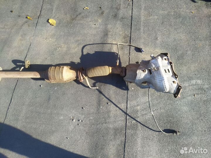 Глушитель в сборе с катализатором Kia Rio 4 FB