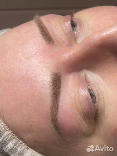 Пудровые брови, татуаж губ, татуаж век, перманент