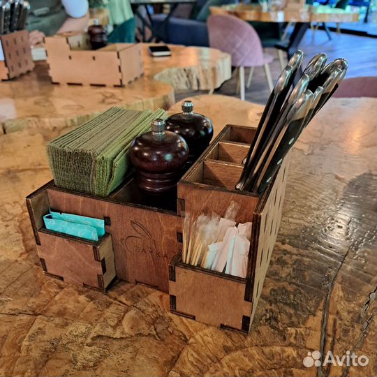 Салфетница и органайзер для кафе и ресторана