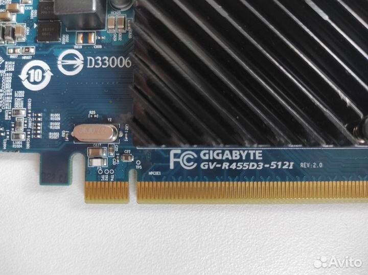 Видеокарта Radeon HD 4550 gigabyte GV-R455D3-512I
