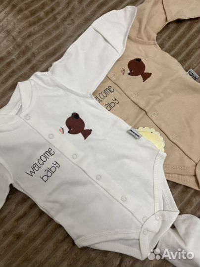 Пакет детских вещей для новорожденного новые