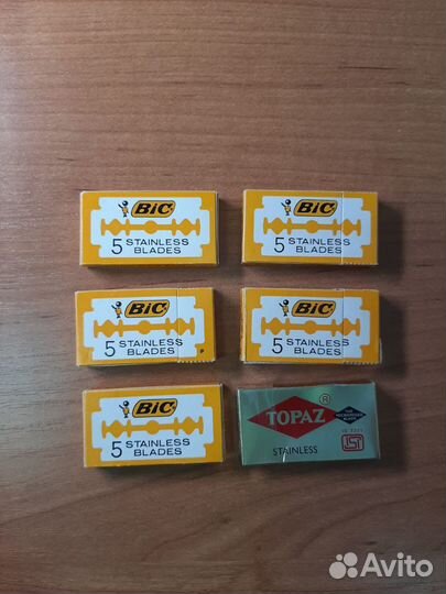 Лезвия BIC Chrome Platinum для Т-образной бритвы д