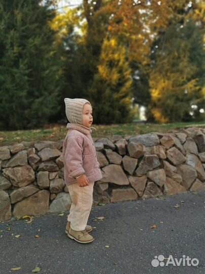 Шапка эльф и снуд на 2-3 года