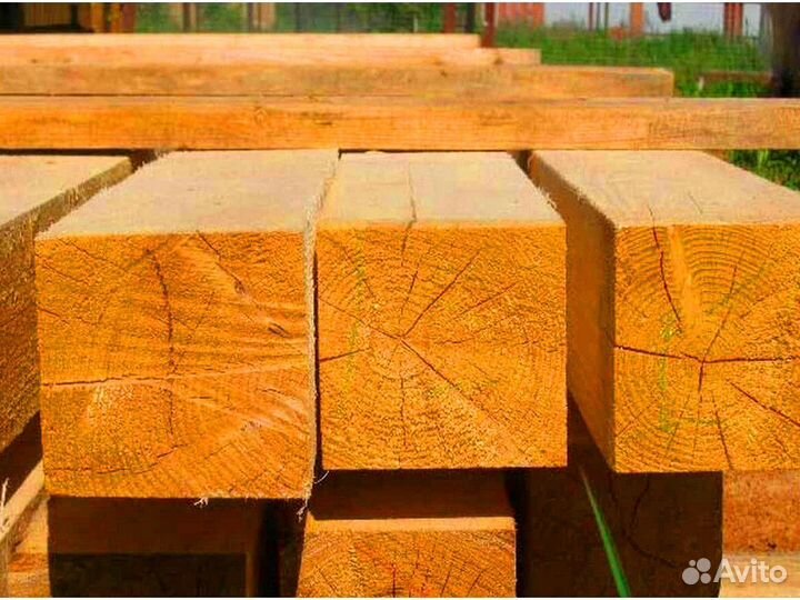 Качественный брус лиственница сухой 140х140мм