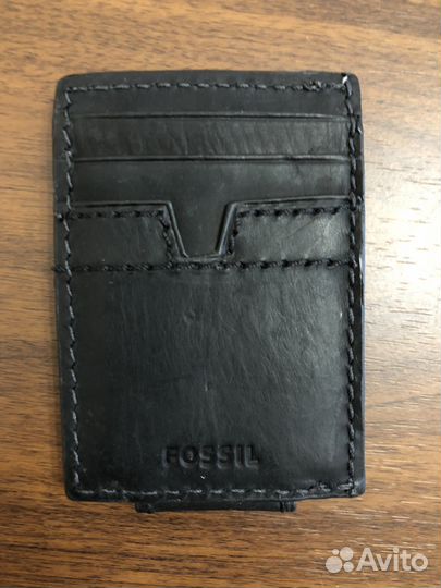 Зажим для купюр Fossil черный