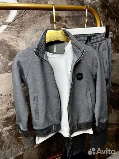 Крутейший спортивный костюм тройка Boss премиум