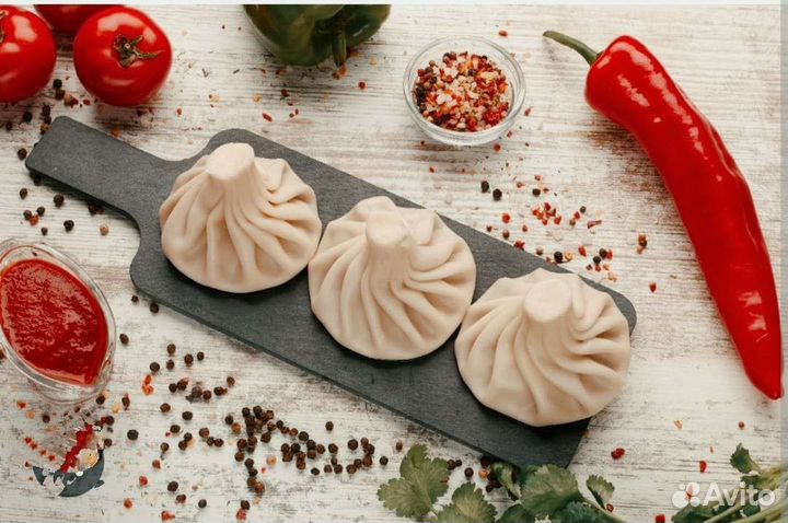 Хинкали ручной лепки