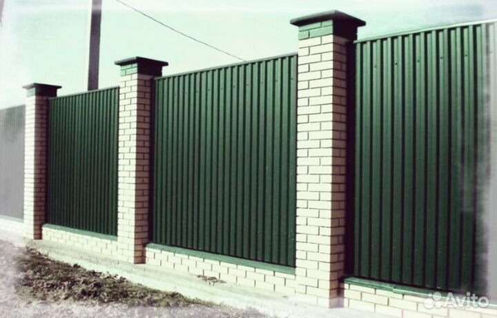 Забор из профнастила