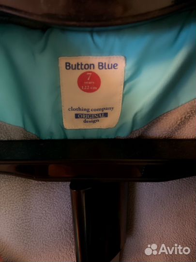 Куртка детская зимняя Button blue