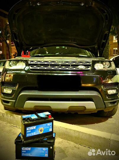 Аккумулятор на Мерседес w222 s6.3 с установкой