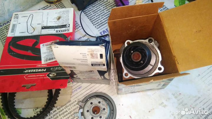 Грм. помпу. шрус. натяжной ролик