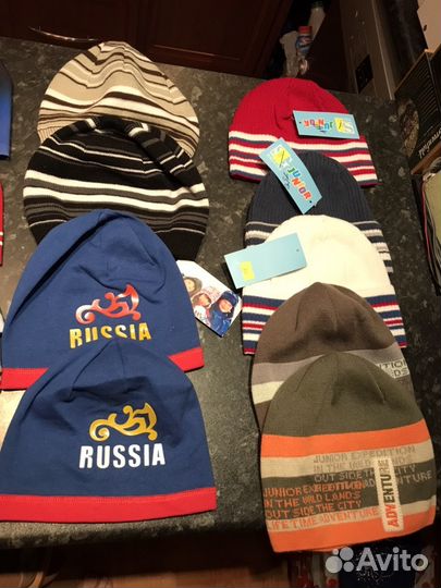 Детские шапки новые