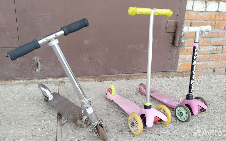 Самокат Скейтборд Колеса от коляски