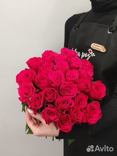Букет 25 роз 40 см