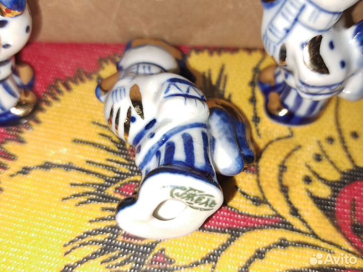 Гжель Петушок Золотой гребешок