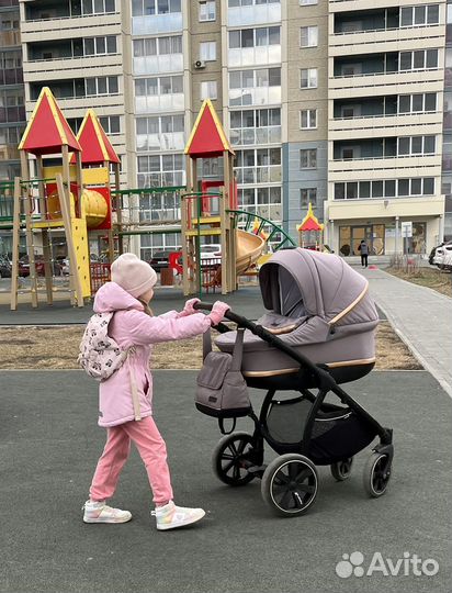 Коляска-люлька noordi sole sport+автокресло