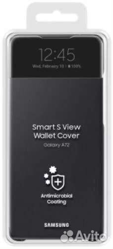 Чехол Smart S View Wallet Cover для Galaxy A72