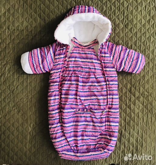 За все. Конверт для малышей 62-68. Комбинезон 80