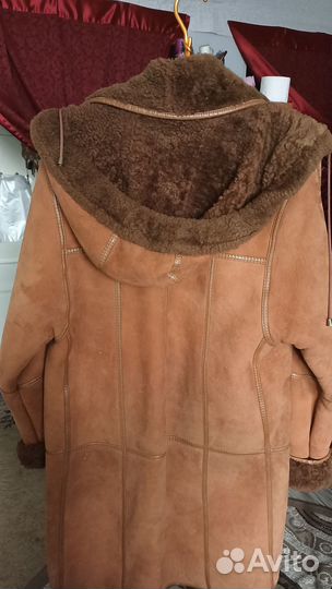 Дубленка женская зимняя длинная