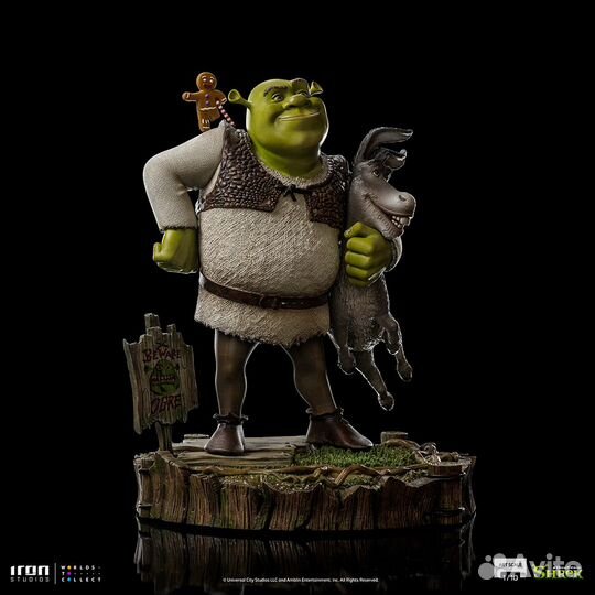 Shrek, Donkey and The Gingerbread Man