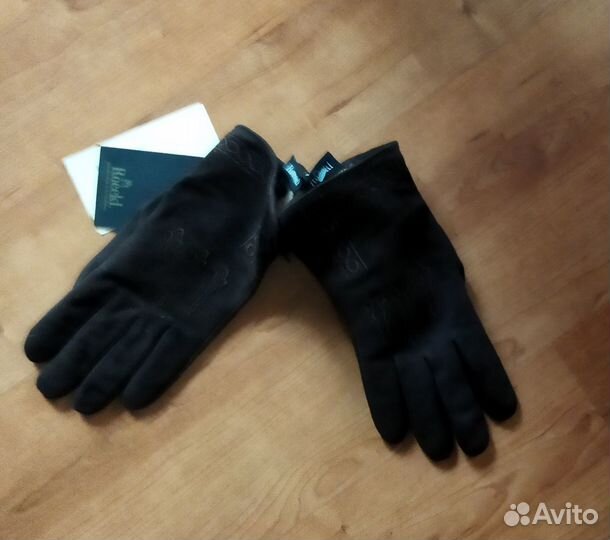 Перчатки женские кожаные