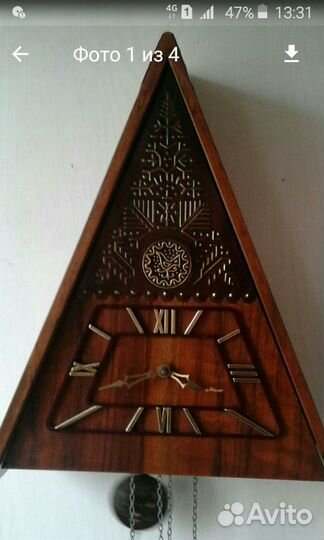 Ремонт, настройка часов с кукушкой маяк, боем янта