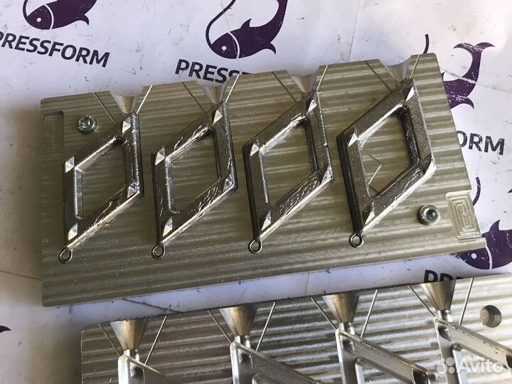 Форма чпу для литья грузил (Ромб №1 с грунт.)