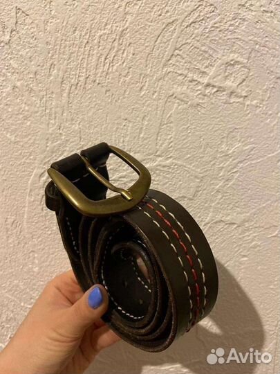 Ремень мужской кожаный